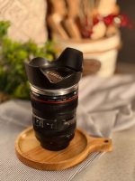 تراول ماگ طرح لنز دوربین مشکی - تصویر 2